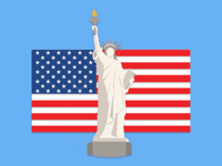 USA Stickers 4th of July emoji