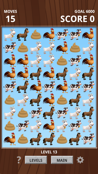 Farm Animal Match Up Game Screenshot