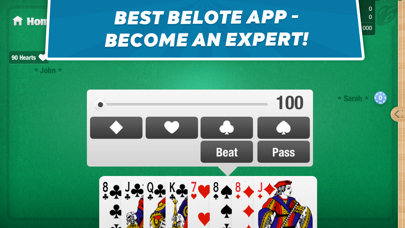 Belote Coinche - card game Screenshot