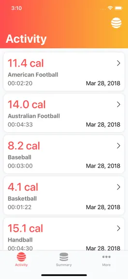 Game screenshot Ball Games: Track My Calories mod apk