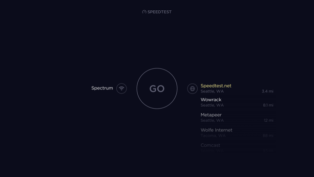 ‎Speedtest by Ookla Screenshot