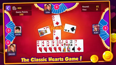 Hearts: Casino Card Game