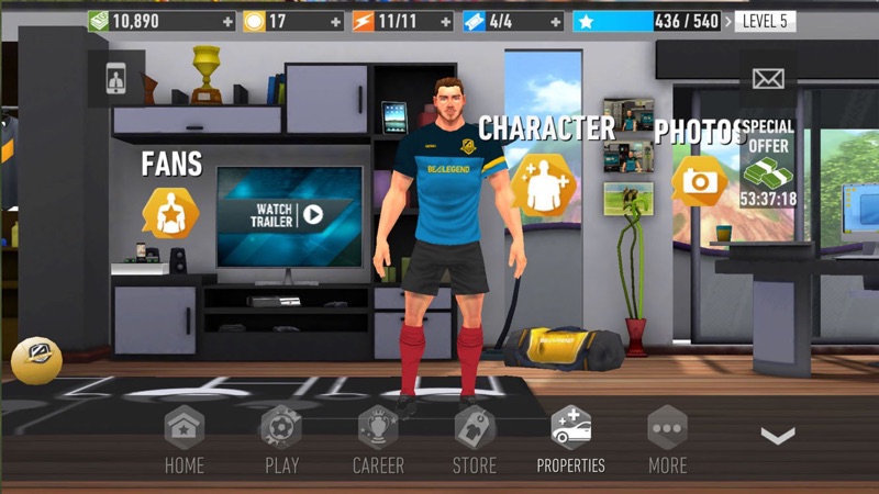 BE A LEGEND: Soccer Career 19 screenshot 4