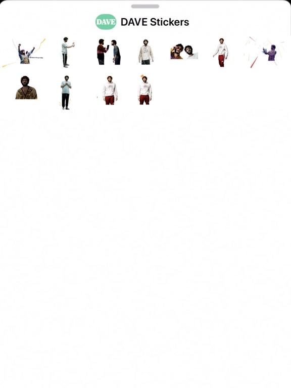 Screenshot #4 for DAVE Stickers