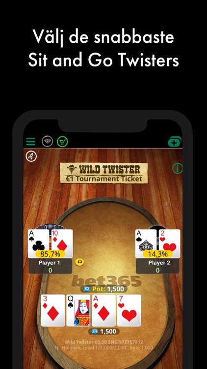 Poker på bet365: Texas Hold'em