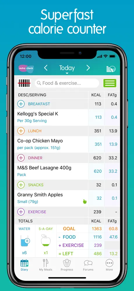 Calorie Counter+ by Nutracheck