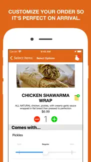 shawarma press - ordering iphone screenshot 2