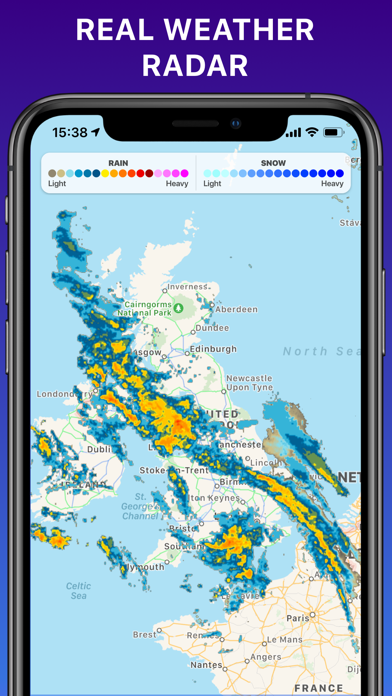 今天気予報 日本の雨レーダーとアラート Rain Radarスクリーンショット