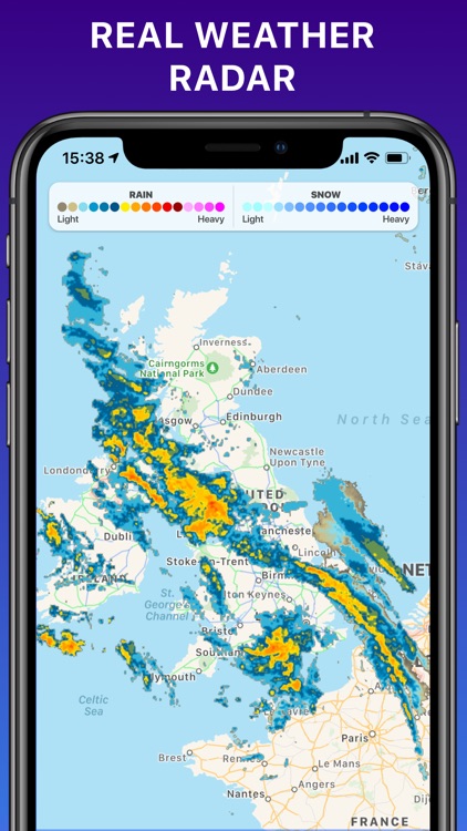 RAIN RADAR °- sky weather NOAA