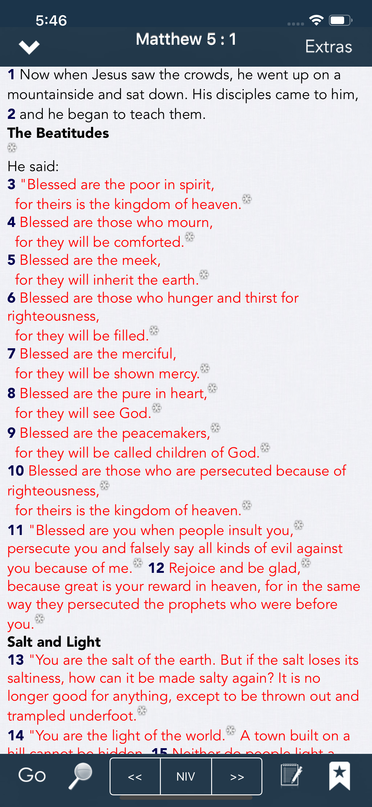 BibleScope: NIV, Message, ERV