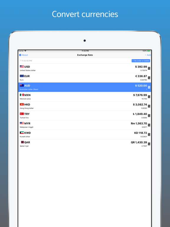 Screenshot #4 pour Exchange Rate Converter Live