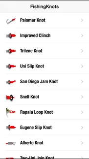 fishing knots how to tie knots iphone screenshot 1