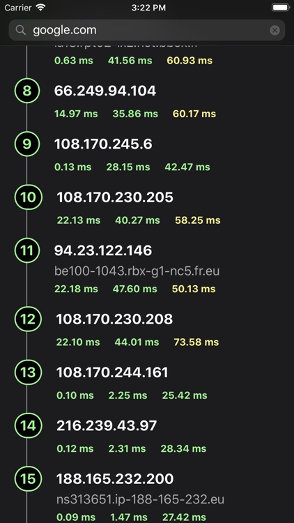 Traceroute - Ping IP Tool