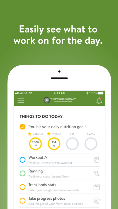 The Fitness Company Screenshot