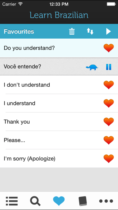 How to cancel & delete Learn Brazilian Portuguese - Phrasebook for Travel in Brazil from iphone & ipad 3