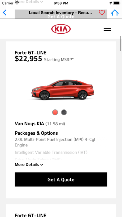 Kia Forte Screenshot