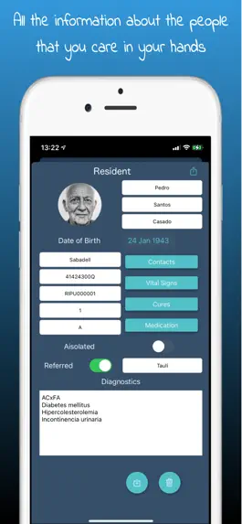 Game screenshot RESICARE Health Care Assistant apk