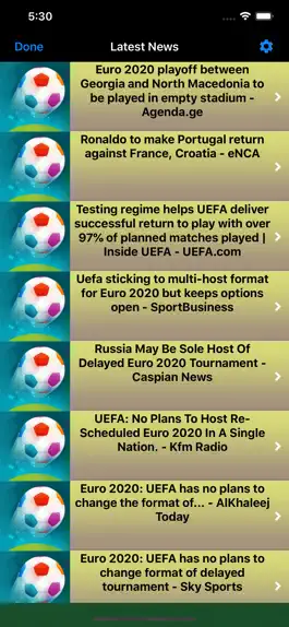 Game screenshot Euro Football 2020 Live scores hack