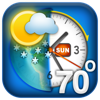 Accurately Timed Weather icon