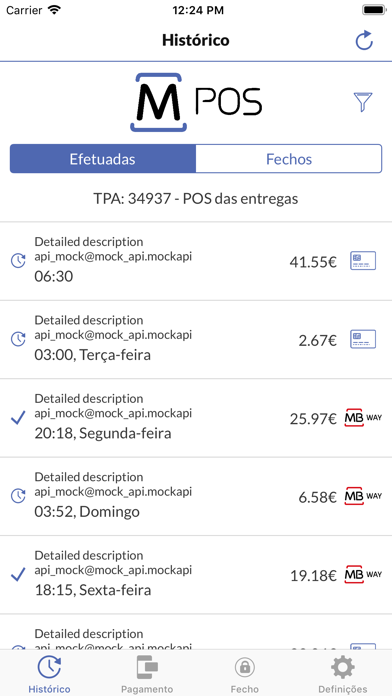 mPOS Screenshot