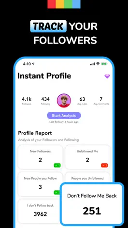 Game screenshot Instant Profile+ - Analytics apk