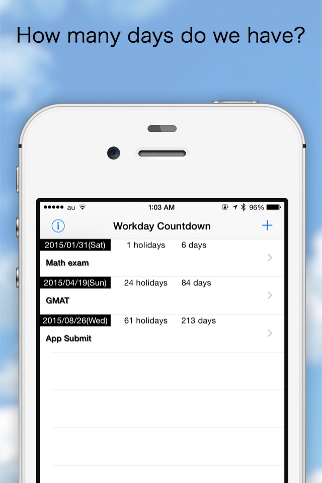Workday Countdown - Reviews, Revenue and Downloads - Apple App Store ...