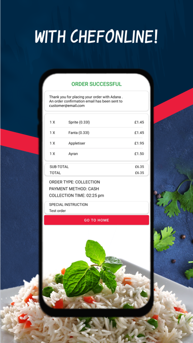 ChefOnline - Online Takeaways Screenshot