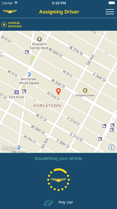 Eastern Car Service Screenshot