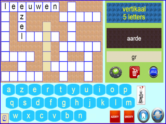 Kruiswoorden1VLL iPad app afbeelding 4