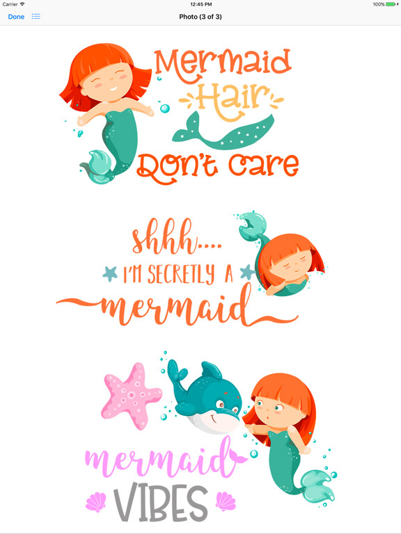 Screenshot #5 pour Mermaid Kisses Emojis Stickers