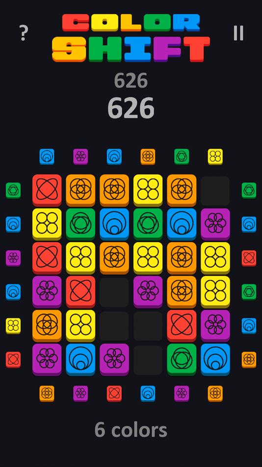 #3. Color Shift Puzzle (iOS) 来自: Oleksandr Shchotkin