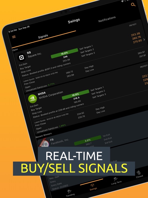 Screenshot #4 pour Stock Signals Tracker & Alert