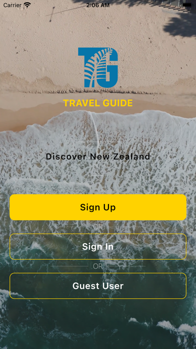 Travel Guide NZ Screenshot