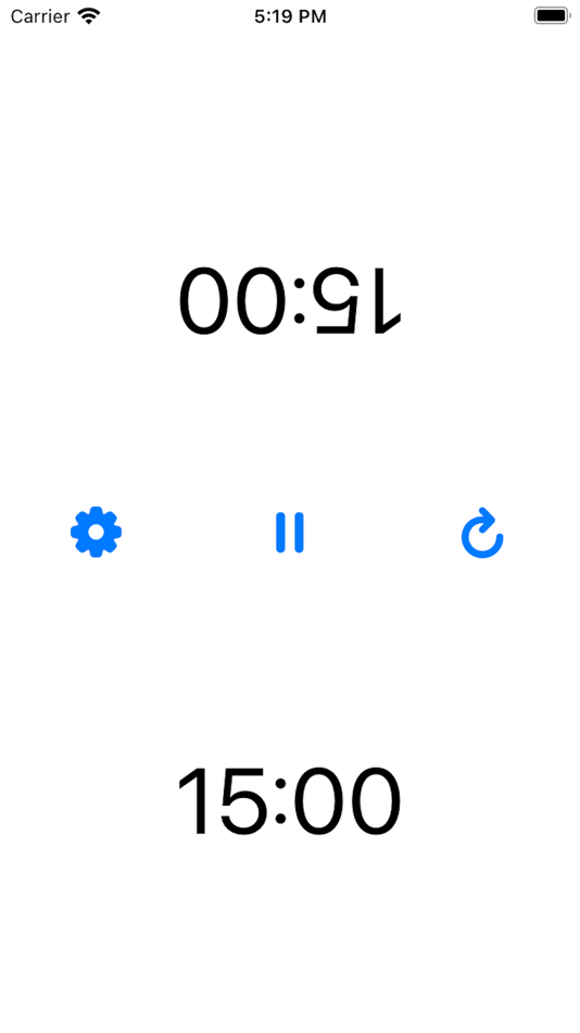 #2. Chess Timer - Simple (iOS) By: Manuel Lopez