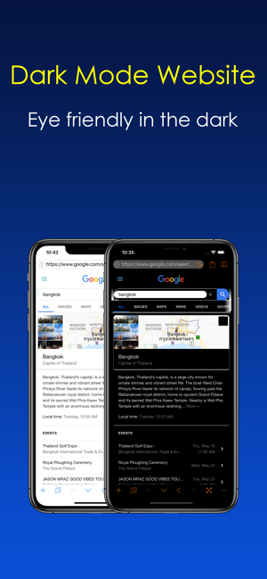 Dark Night Browser Screenshot