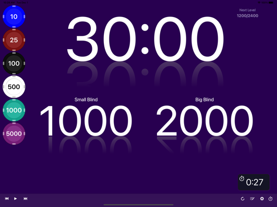 Screenshot #4 pour PokerTimer