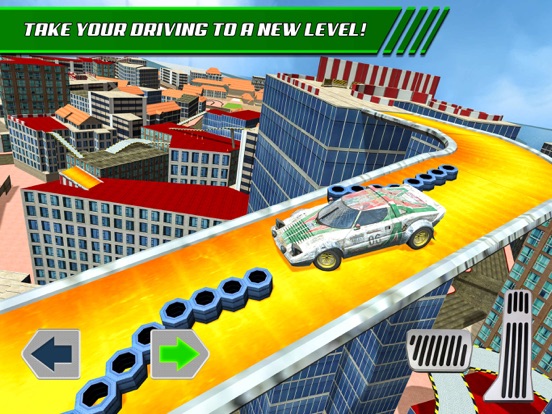 Roof Jumping: Stunt Driver Sim iPad app afbeelding 4