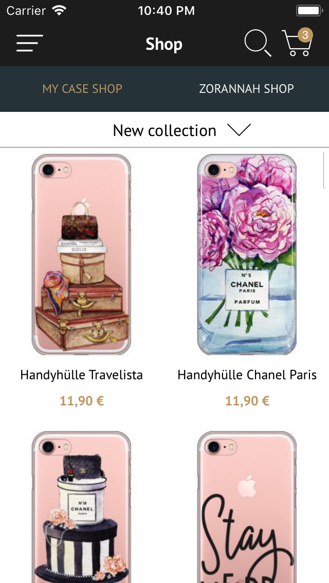 iPhone screenshot