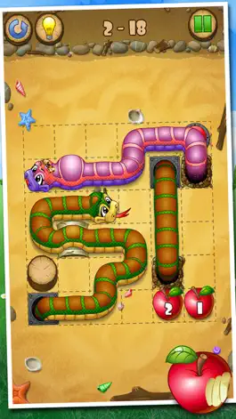 Game screenshot Snakes and Apples apk