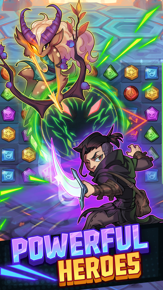 #3. Puzzle Brawl - Match 3 RPG (iOS) 由: Skyborne Games Inc