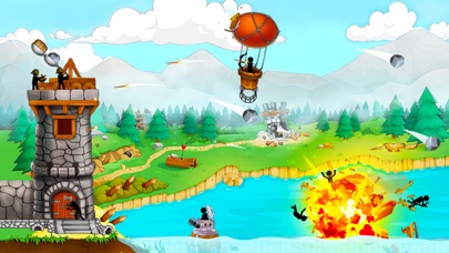 The Catapult: stick man game Screenshot