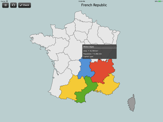 Four Colours iPad screenshot 4 - Education app