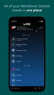 ukg workforce central iphone screenshot 1