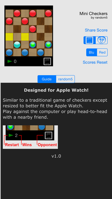 Mini Checkers Screenshot