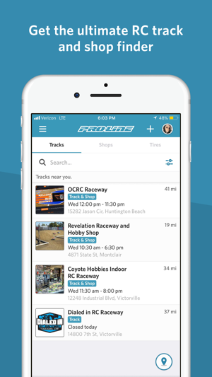 Pro-Line Racing Track Finder(圖1)-速報App