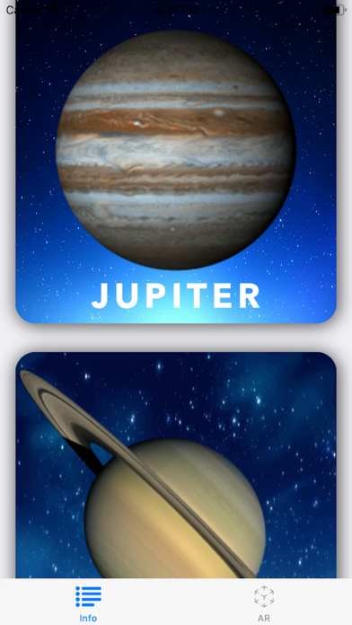 Screenshot #1 pour PlanetARyFacts