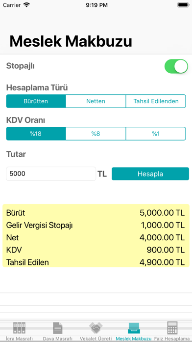 İcra Dosyası Hesaplama screenshot 4