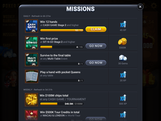 Poker Championship - Holdem iPad app afbeelding 5