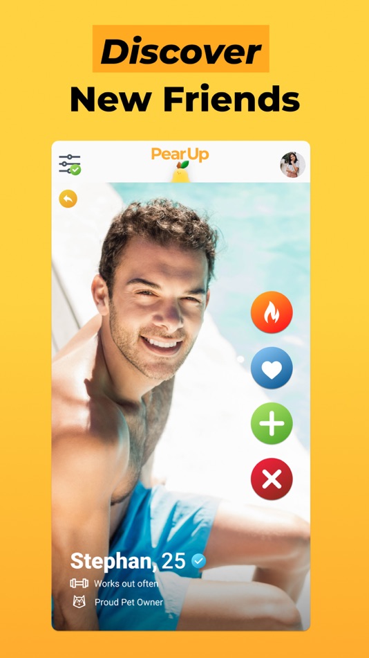 #5. PearUp - Meet Friends & Chat (iOS) 由: PearUp Inc.