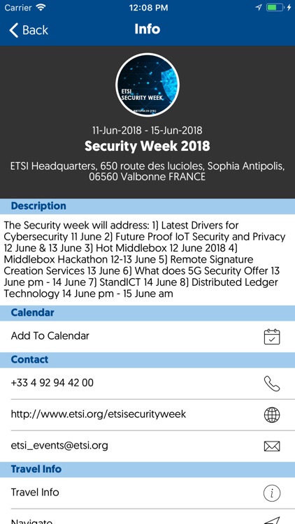 ETSI Events screenshot-3